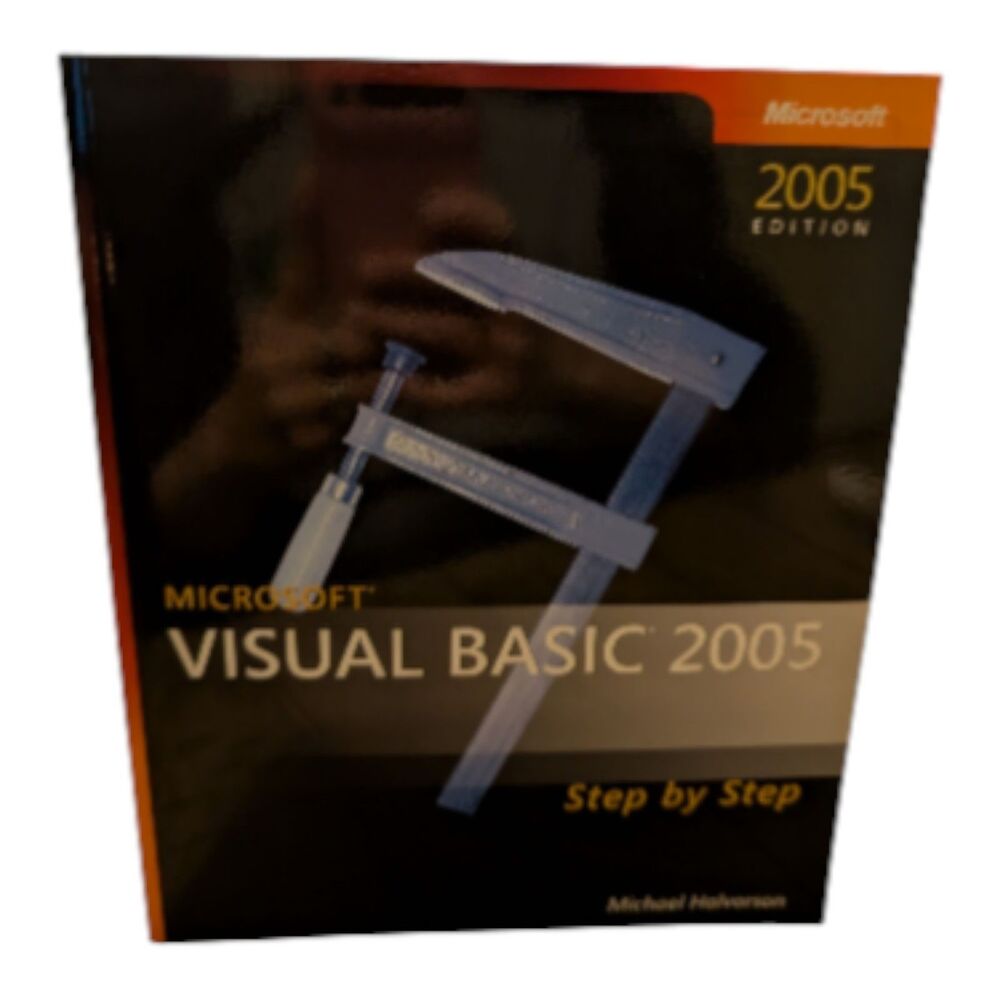 Vintage Microsoft Visual Basic 2005 Step By Step By Michael Halverson New